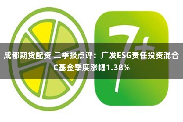 成都期货配资 二季报点评：广发ESG责任投资混合C基金季度涨幅1.38%