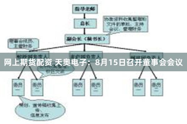 网上期货配资 天奥电子：8月15日召开董事会会议