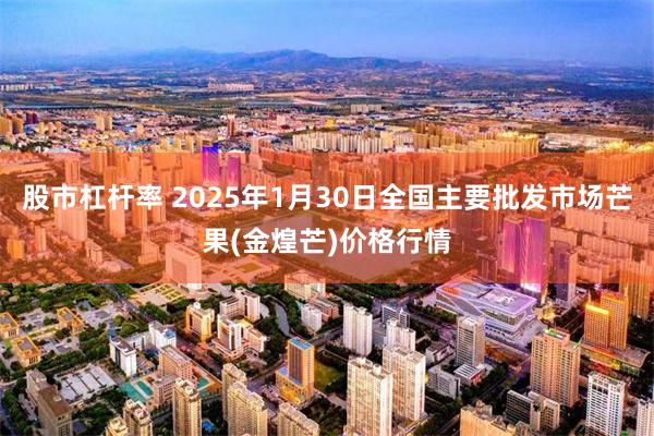 股市杠杆率 2025年1月30日全国主要批发市场芒果(金煌芒)价格行情